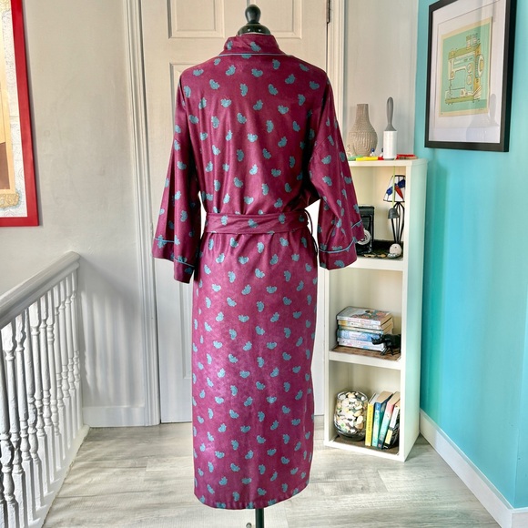 Vintage Bill Blass Paisley Belted Robe (size ONE SIZE) - Picture 5 of 12